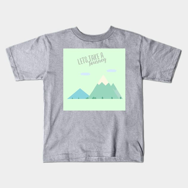 Lets go take a Journey Kids T-Shirt by Imajinfactory